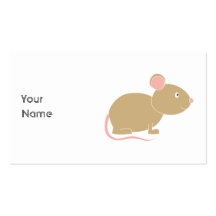 Cute Mouse. Business Card