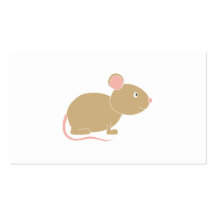 Cute Mouse. Business Card