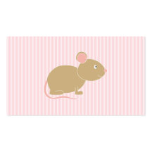 Cute mouse. business card templates
