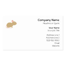 Cute Mouse. Business Cards