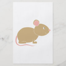 Cute Mouse. Full Color Flyer