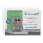 Cute Mouse on Doorstep - Moving Announcements