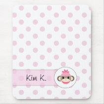 Cute Mousepads By The Sock Monkey Shoppe