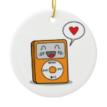 Cute MP3 Player - Christmas Ornament