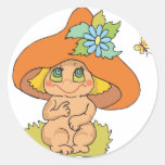 cute mushroom gnome elf stickers