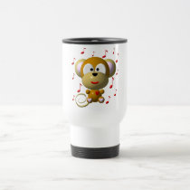 Cute musical monkey mugs