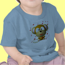 Cute musical monkey t-shirts