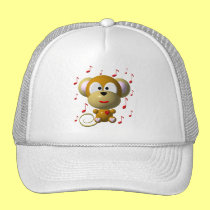Cute musical monkey hats