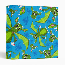Cute Mystical Dragon Pattern binders