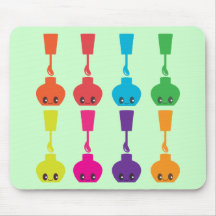 Cute Nail Polish! Mousepad