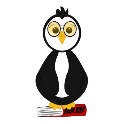 Cute Nerdy Bookworm Penguin by mydeas