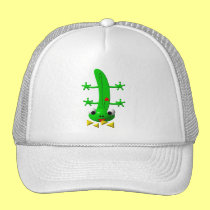 Cute newt nibbling nachos hats