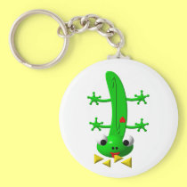 Cute newt nibbling nachos keychains