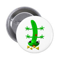 Cute newt nibbling nachos buttons