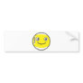 Cute Nine 9 Ball Billiard Cartoon Bumper Sticker