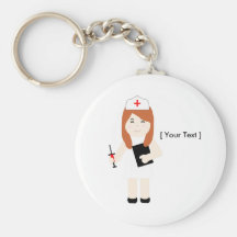 Cute Nurse 5 Keychain