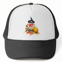 Cute-October-Calendar Mesh Hat