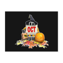 Cute-October-Calendar Post Cards