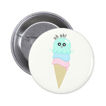 Cute Octopus Ice Cream Pin