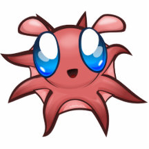 Cute octopus photo sculpture