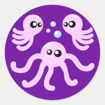 Cute Octopus Stickers