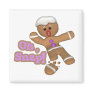 cute oh, snap gingerbread man cookie fridge magnets