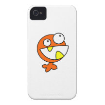 Cute Orange Baby Monster iPhone 4 Cover