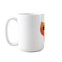 Cute Orange Cat with Star Mug