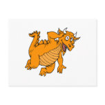 Cute Orange Dragon Postcards