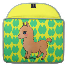Cute Orange Llama MacBook Pro Sleeve