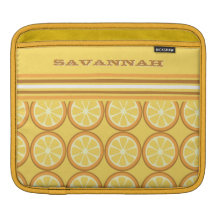 Cute Orange Slice iPad Sleeve