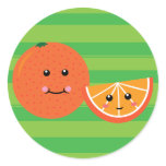 Cute Orange Stickers