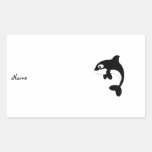 Cute orca whale sticker