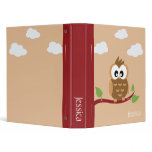 Cute Owl Binder