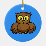 Cute owl christmas ornaments
