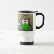Cute owls design mug