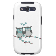 Cute owls in love case samsung galaxy SIII covers