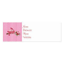 Cute Owls in Love Happy Valentine's Day Gifts Business Cards