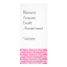 Cute Owls in Love Happy Valentine's Day Gifts Full Color Rack Card