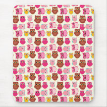 Cute Owls Mousepads