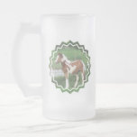 Cute Paint Pony Frosted Beer Mug