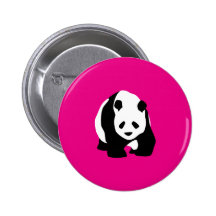 Cute Panda Bear Hot Pink Fuchsia Zoo Wildlife Gift