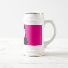 Cute Panda Bear Hot Pink Fuchsia Zoo Wildlife Gift Mugs