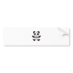 Cute Panda Bumper Sticker