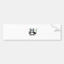 Cute Panda Bumper Sticker