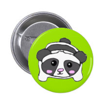 Cute panda button
