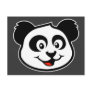 Cute Panda Face Post Cards
