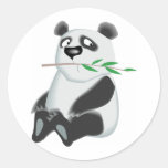 Cute Panda Round Sticker