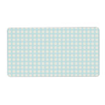 CUTE PASTEL BLUE POLKADOTS SHIPPING LABEL