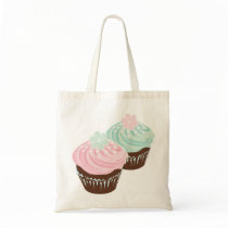 Cute Pastel Frosted Cupcakes Bags